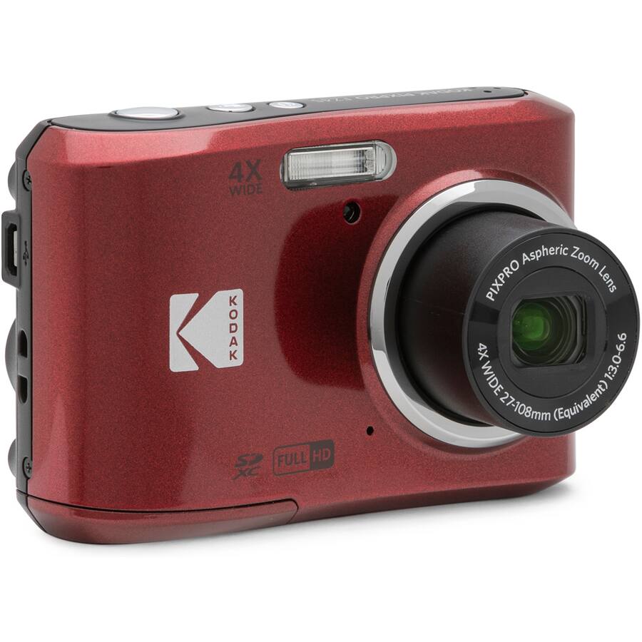 Kodak PIXPRO FZ45 16MP Digital Camera Red with Lexar 64GB Memory Kodak PIXPRO FZ45 16MP Digital Camera Red with Lexar 64GB Memory