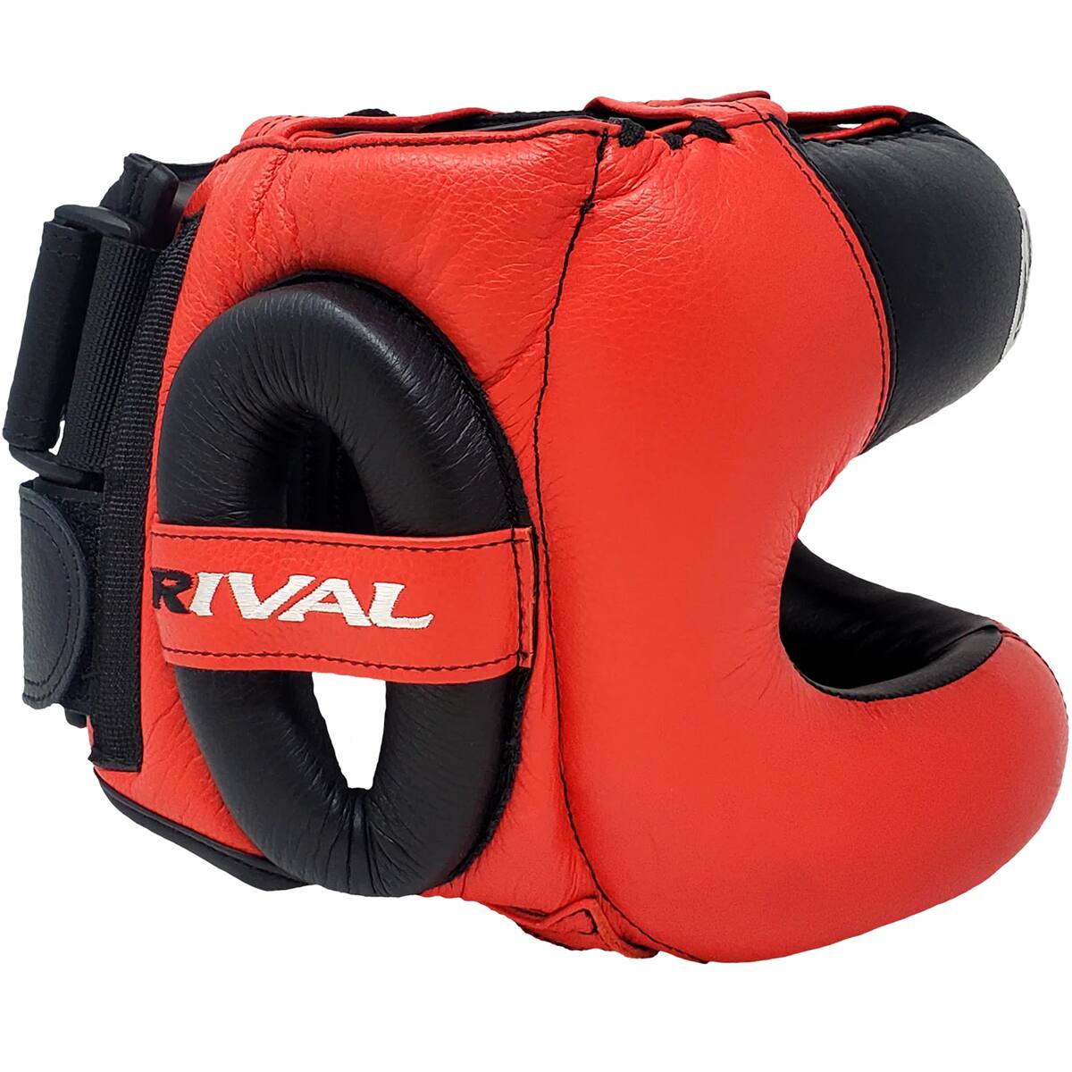 Alt View 3. RIVAL - RIVAL Boxing RHGFS3 Guerrero Face-Saver Headgear - S/M - Red/Black - Red/Black.