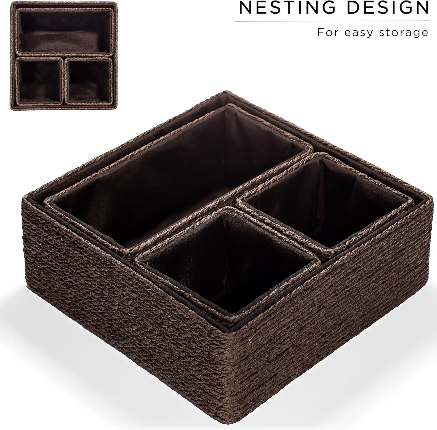 NESTING DESIGN  
For easy storage