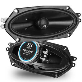 NVX - NSP410 480W Peak (160W RMS) 4x10in N-Series 2-Way Coaxial Car Speakers with 20mm Silk Dome Tweeters