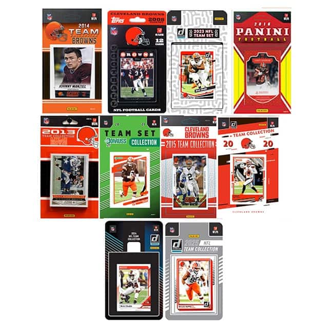 C&I Collectibles - Cleveland Browns Trading Card Team Sets - Multicolor price history on PriceWatchPro