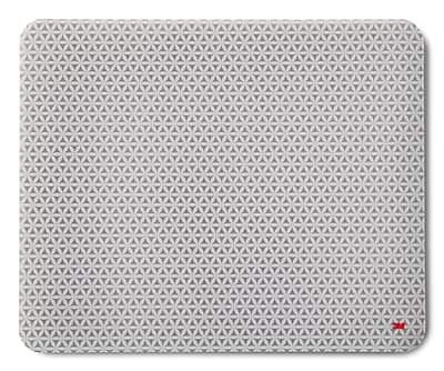 Front. 3M - Precise Bitmap Mouse Pad with Adhesive Back, Non-Skid, Gray - Gray.