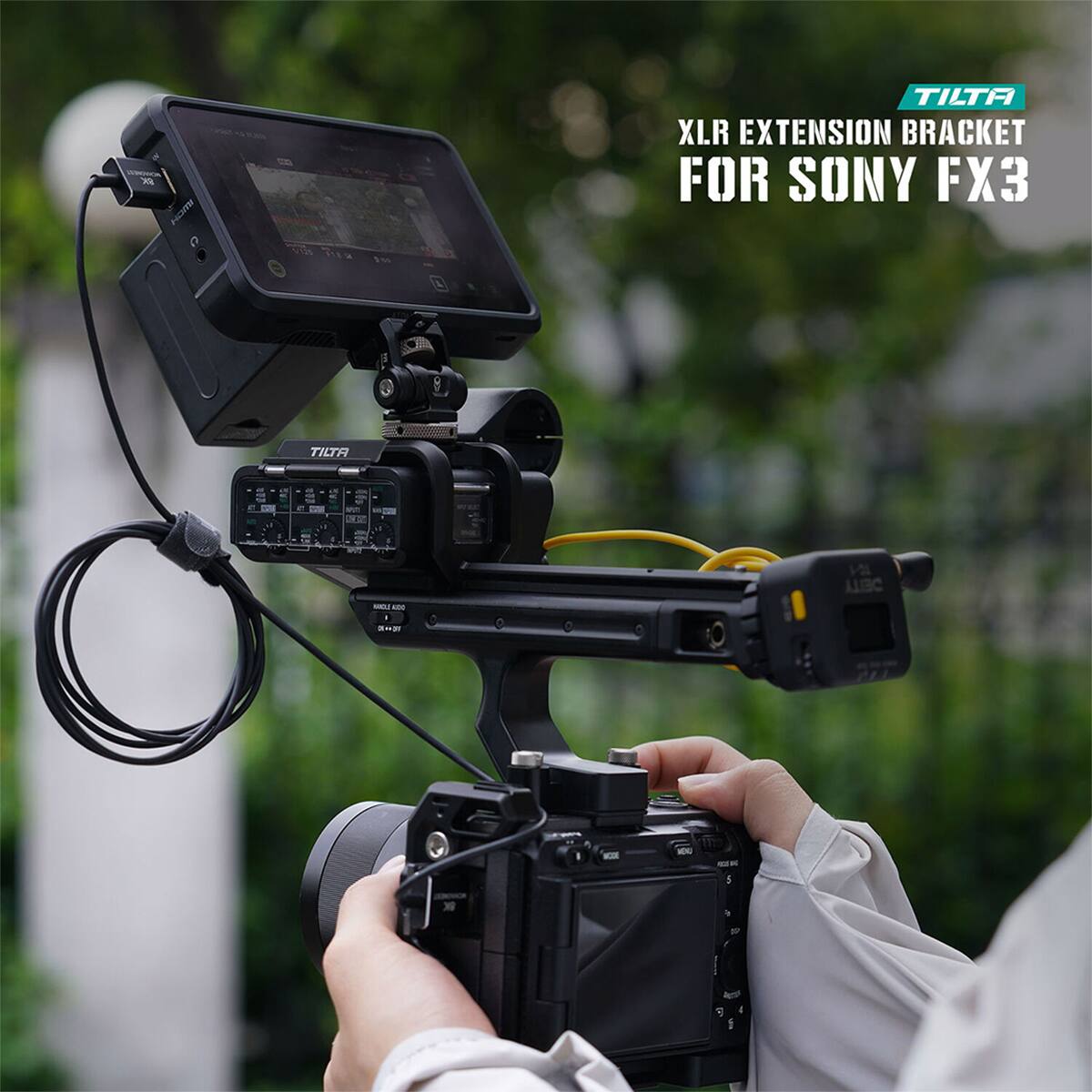 Weom 3 HOM TILTA XLR EXTENSION BRACKET FOR SONY FX3 TILTA 4
