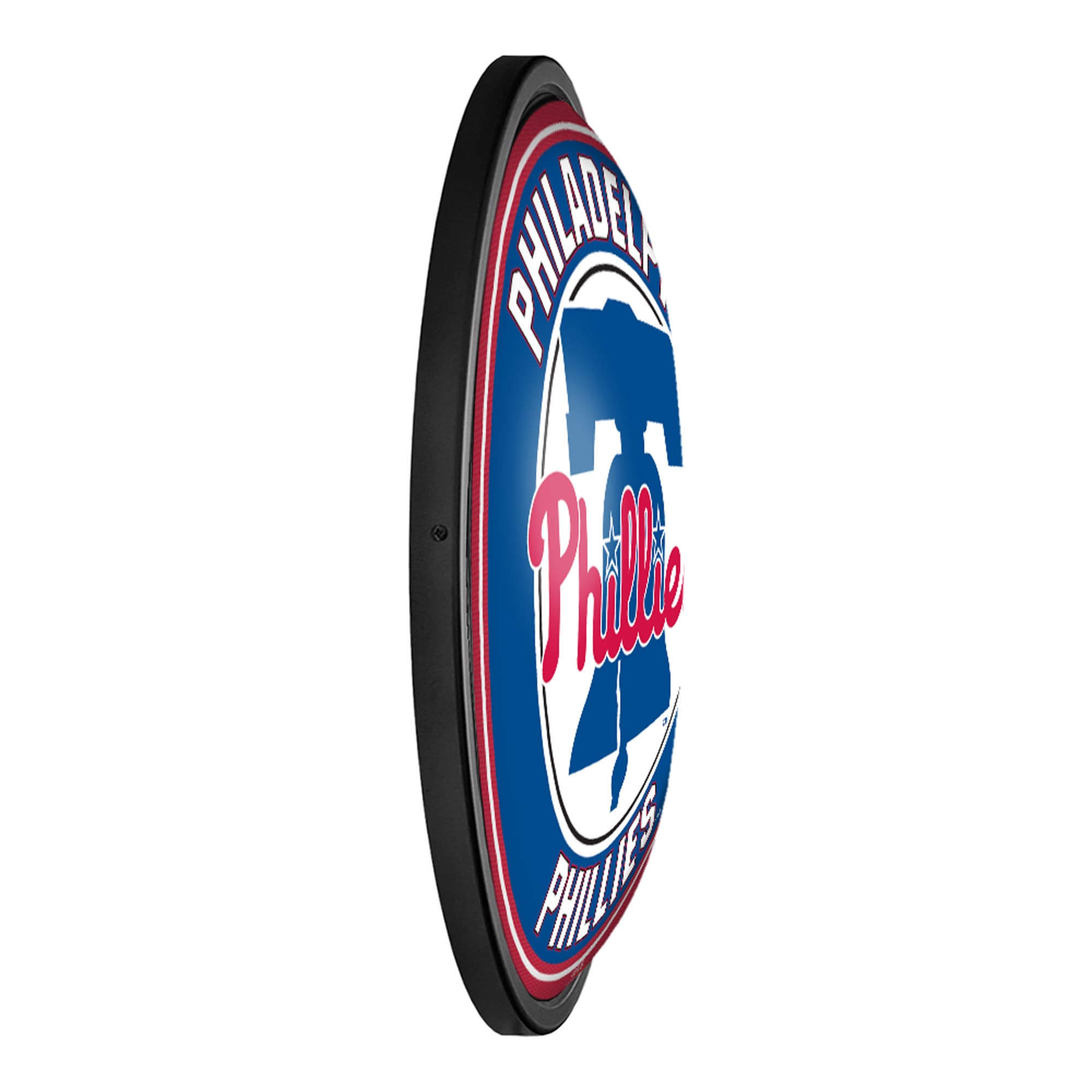 Alt View 2. The Fan-Brand - 18'' Round Slimline Illuminated Wall Sign - Multicolor.