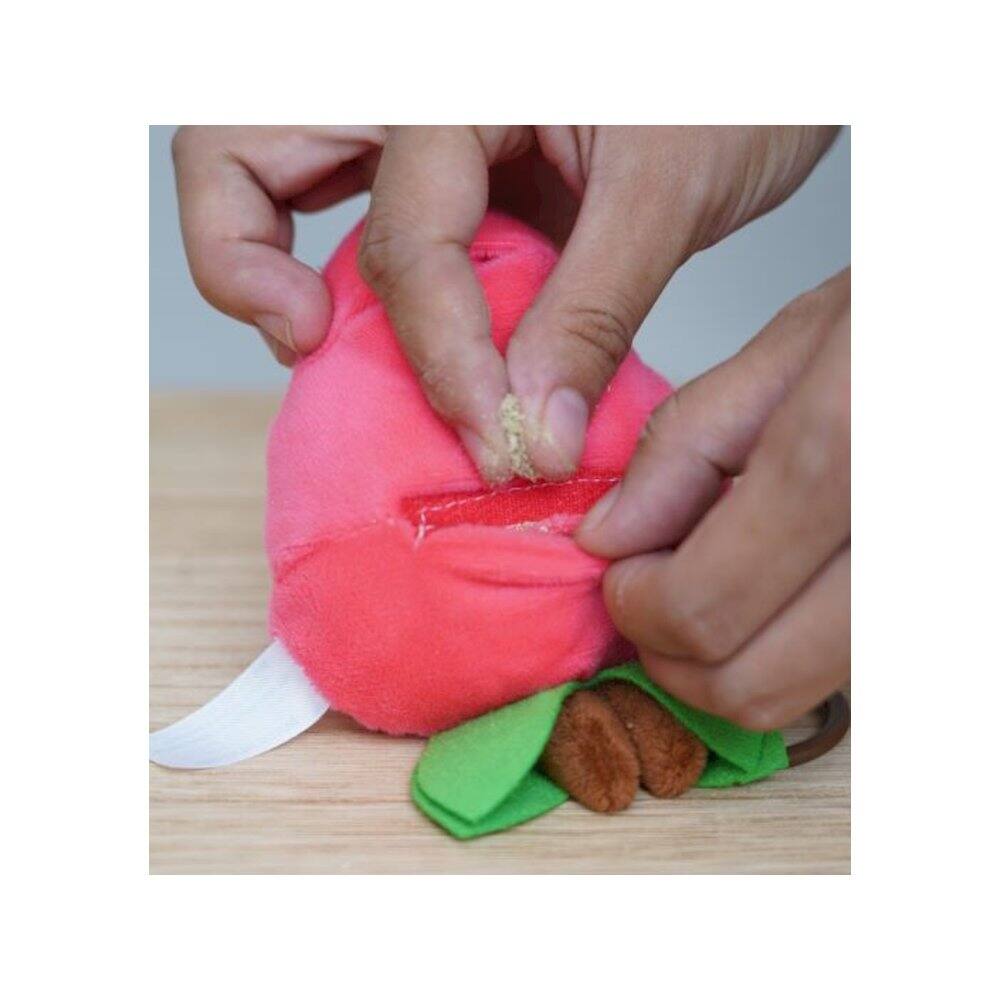 Alt View 2. PetPals - PetPals Strawberry Interactive Cat Toy - Red.