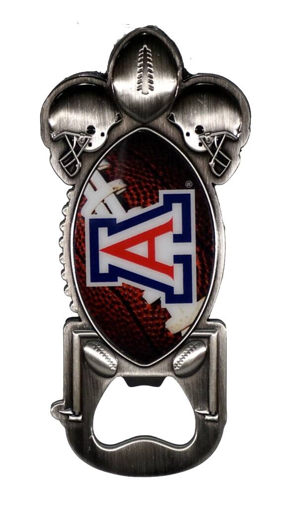 Front. Rico Industries - Arizona Wildcats Party Starter Magnetic Metal Bottle Opener - Multi.