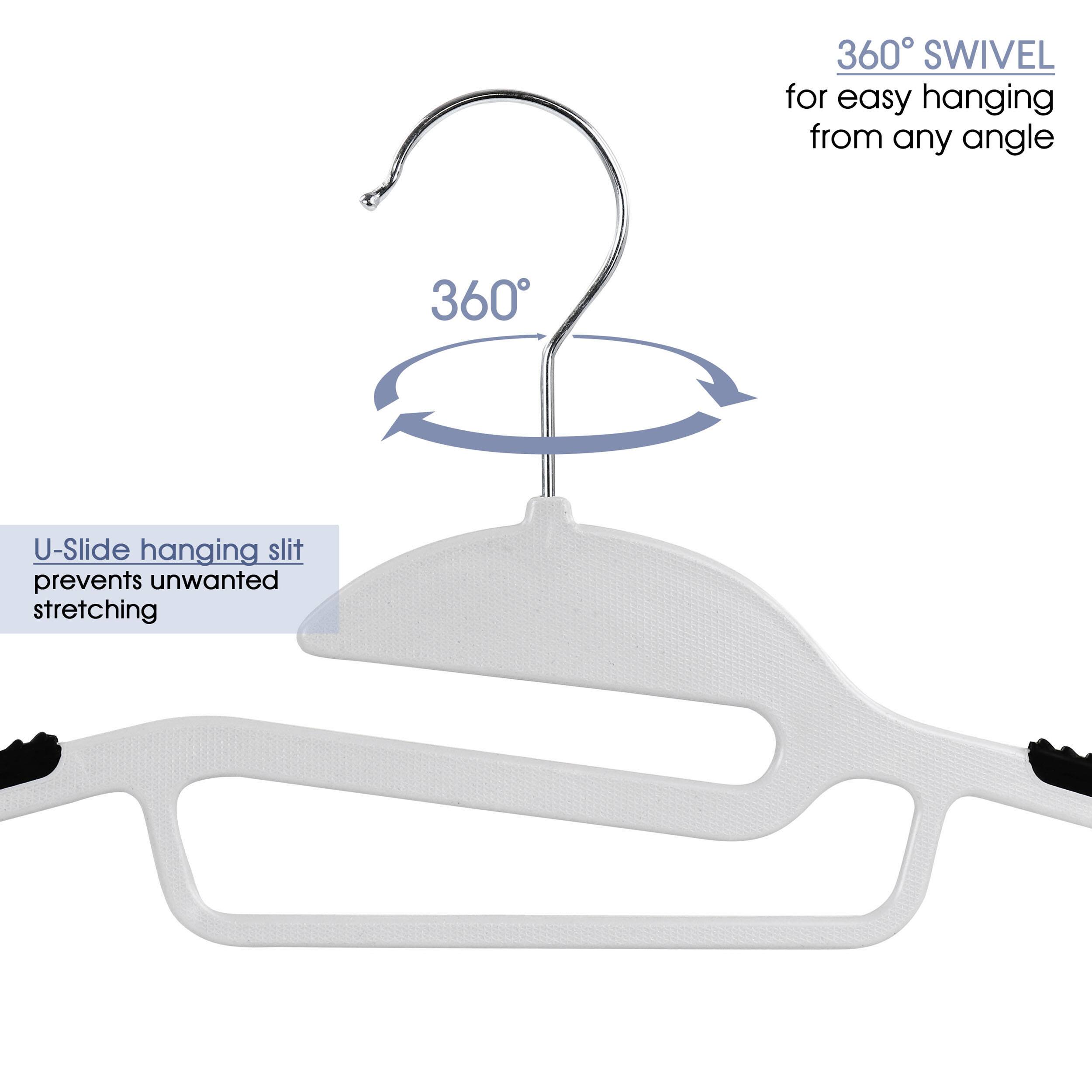 360° SWIVEL for easy hanging from any angle

U-Slide hanging slit prevents unwanted stretching