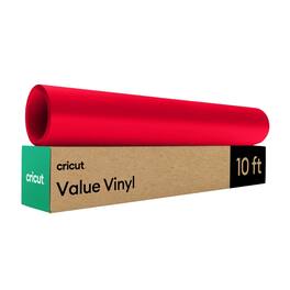 Cricut - Permanent Matte Value Vinyl - 12 in x 10 ft - Red