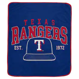 Pegasus - Texas Rangers Vintage Arch Ultra Soft 50" x 60" Blanket - Multicolor