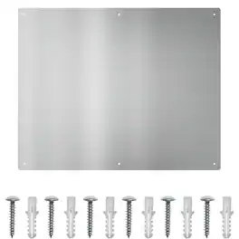 ZJKLA - 24 x 30 in. Stainless Steel Kitchen Backsplash Wall Shield for 30 in. Range Hood