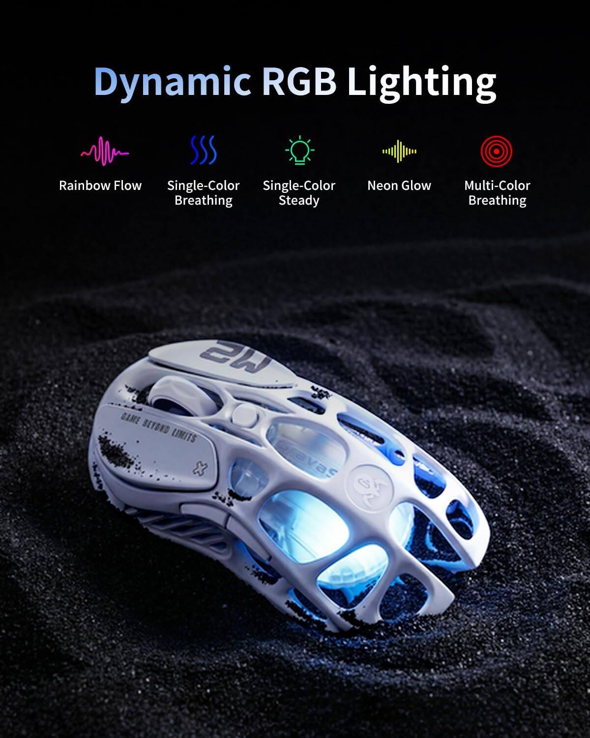 GravaStar Mercury M2 Wireless Gaming Mouse with 26000 DPI PAW3395