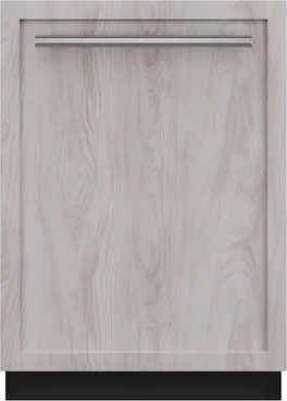 Thermador - Emerald 24" Top Control Smart Built-In Stainless Steel Tub Dishwasher with 3rd Rack and PowerBoost, 48 dBA - Custom Panel Ready