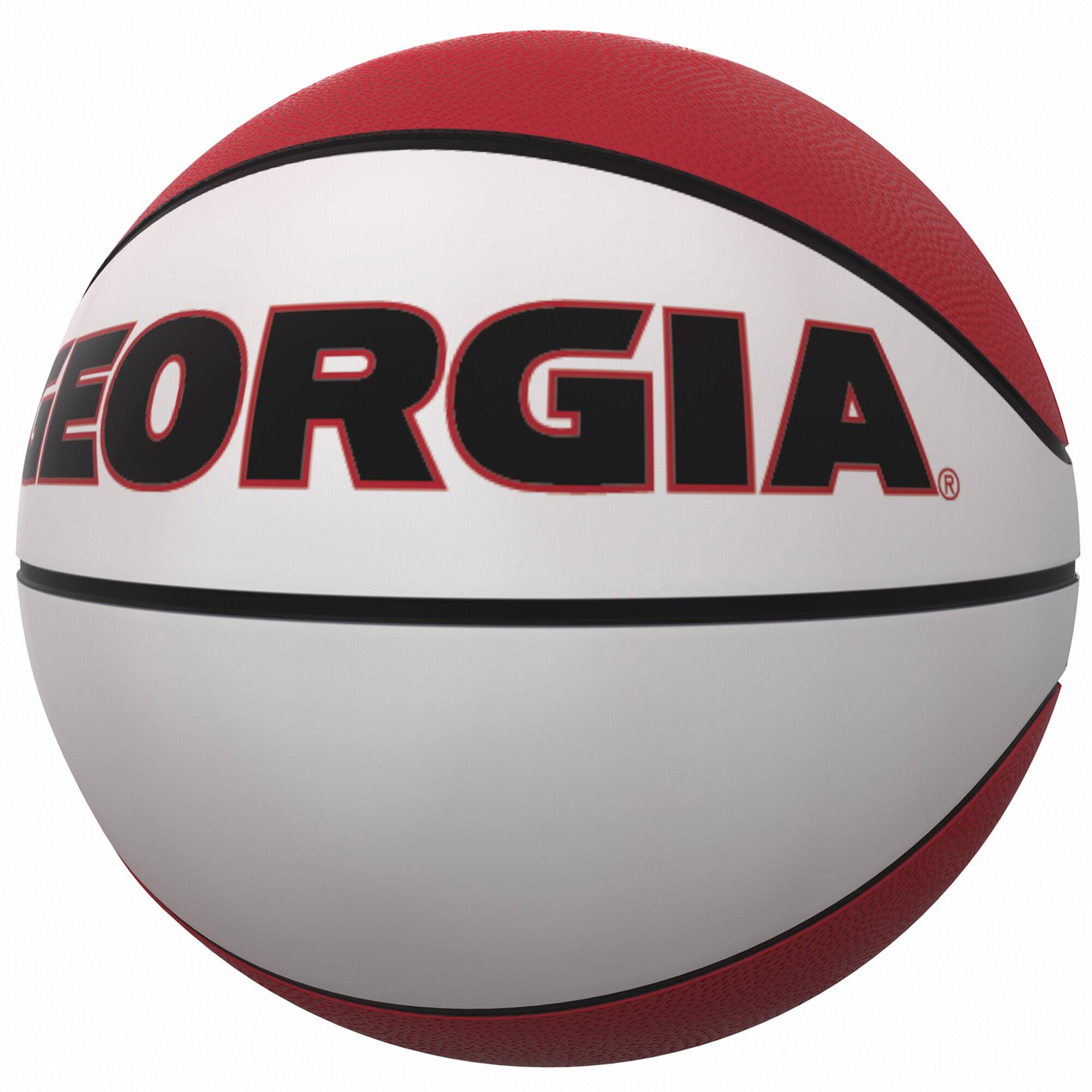 Front. Logo Brands - Georgia Bulldogs Official-Size Autograph Basketball - Multicolor.