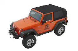 Bestop - Trektop Glide - Jeep '07-18 Wrangler JK 2-Door ( Diamond) - Black