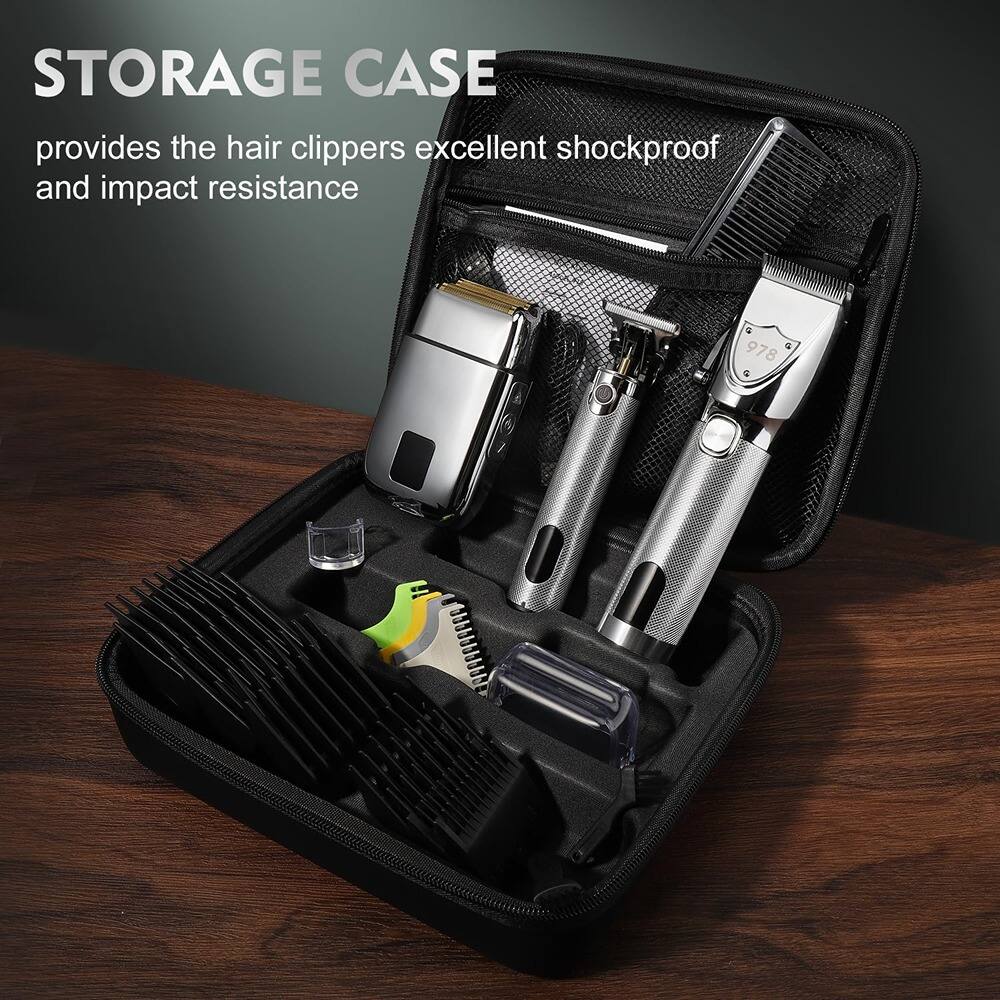 STORAGE CASE  
provides the hair clippers excellent shockproof and impact resistance