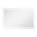 Front. LOVMOR - 55 x 36 Inches Tempered Glass LED Bathroom Mirror with Anti-Fog & 3-Color Dimmable Lighting - Silver.
