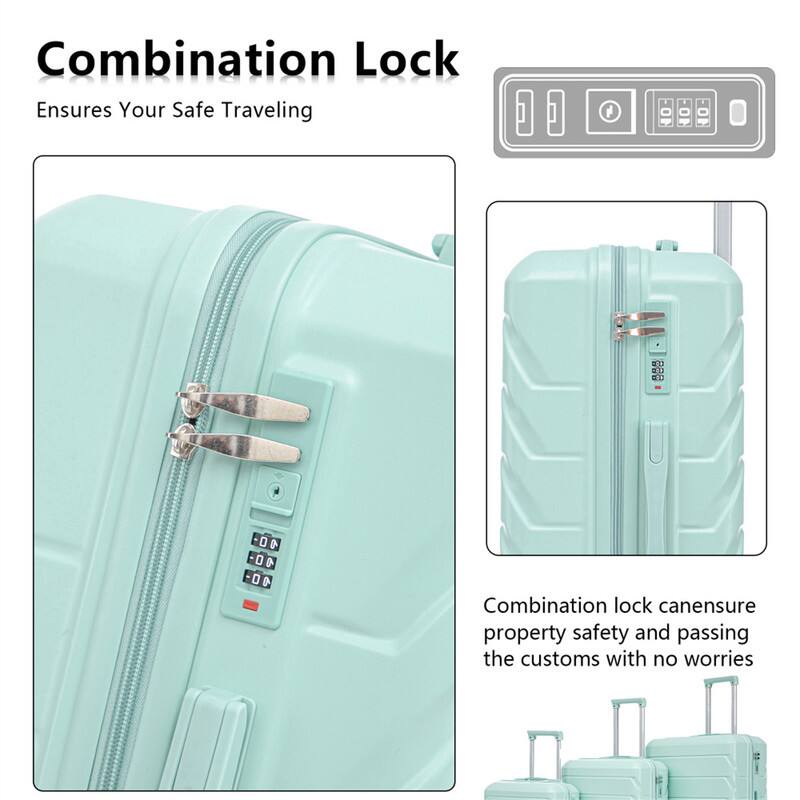 Combination Lock  
Ensures Your Safe Traveling  

Combination lock can ensure property safety and passing the customs with no worries