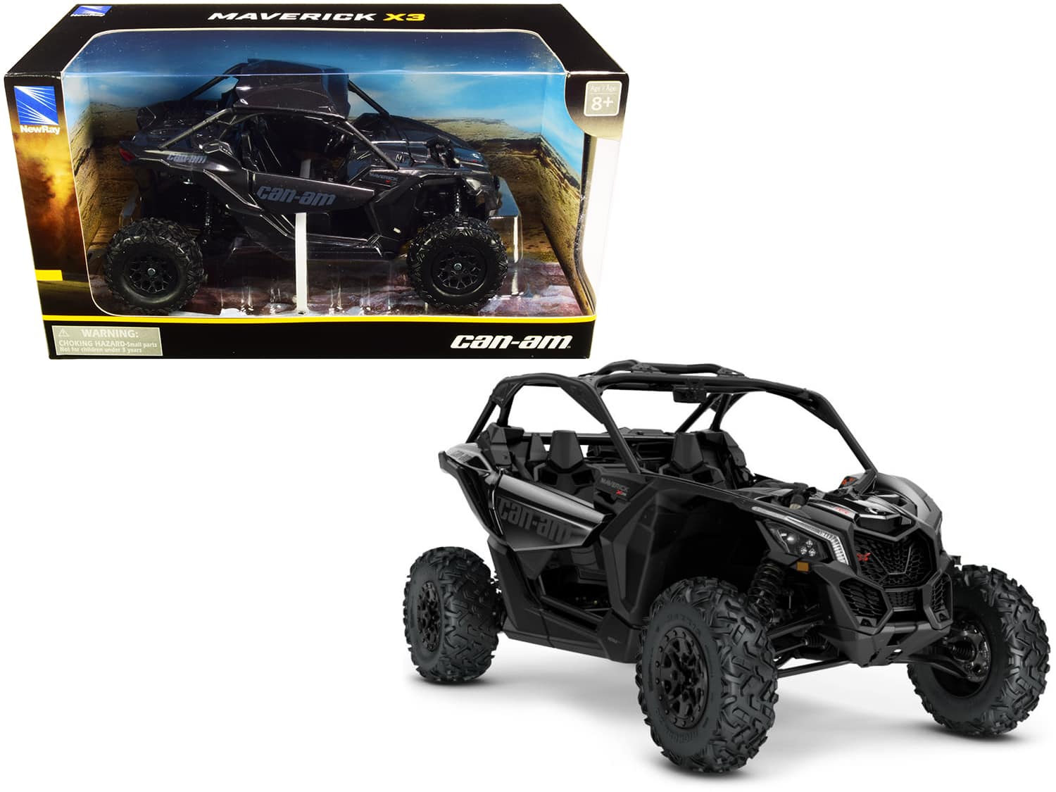 CAN-AM Maverick X3 ATV Triple Black 1/18 Diecast Model by New Ray price history on PriceWatchPro