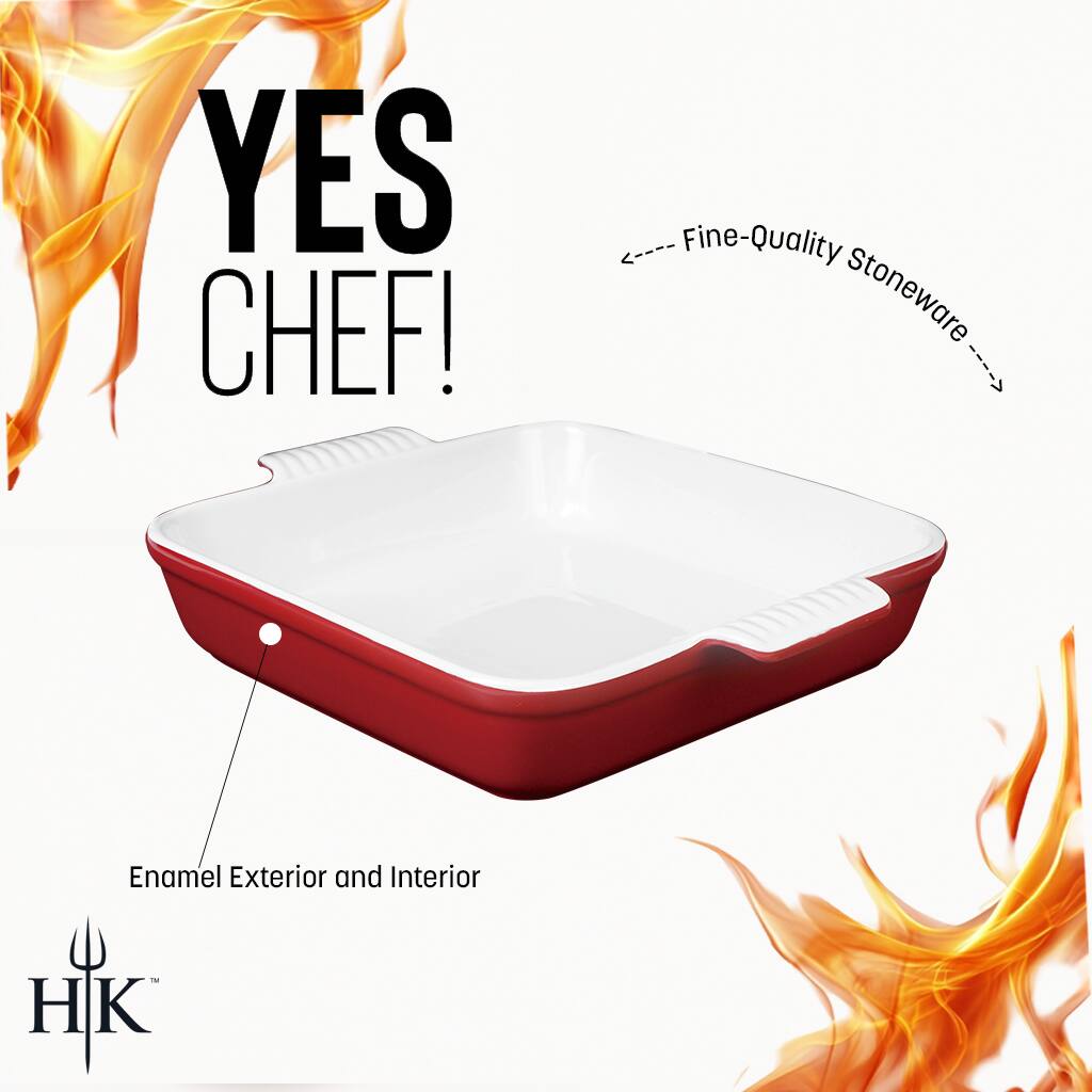 YES CHEF!

Fine-Quality Stoneware

Enamel Exterior and Interior

HK