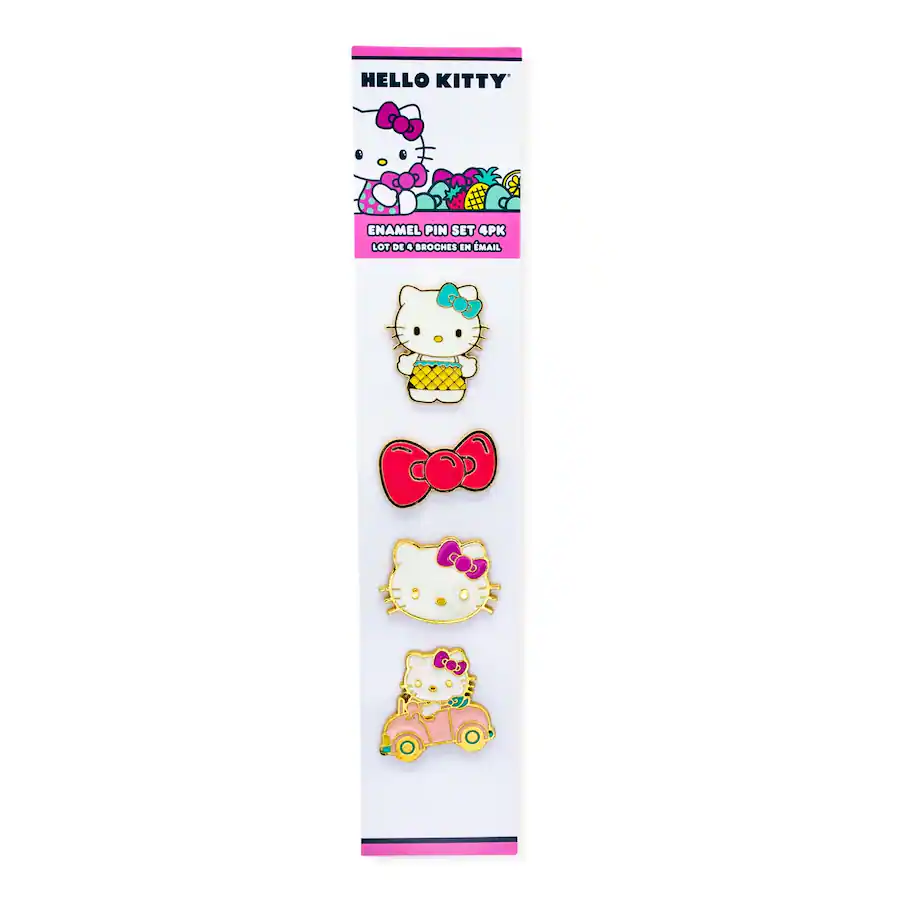 Hello Pin Set Sanrio Hello Kitty 4 Piece Enamel Pin Set Pink 56920 - Best Buy