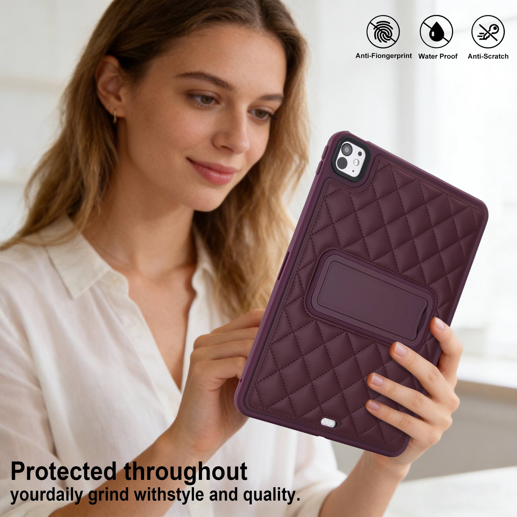 Anti-Fingerprint Water Proof Anti-Scratch Protected throughout your daily grind with style and quality.
