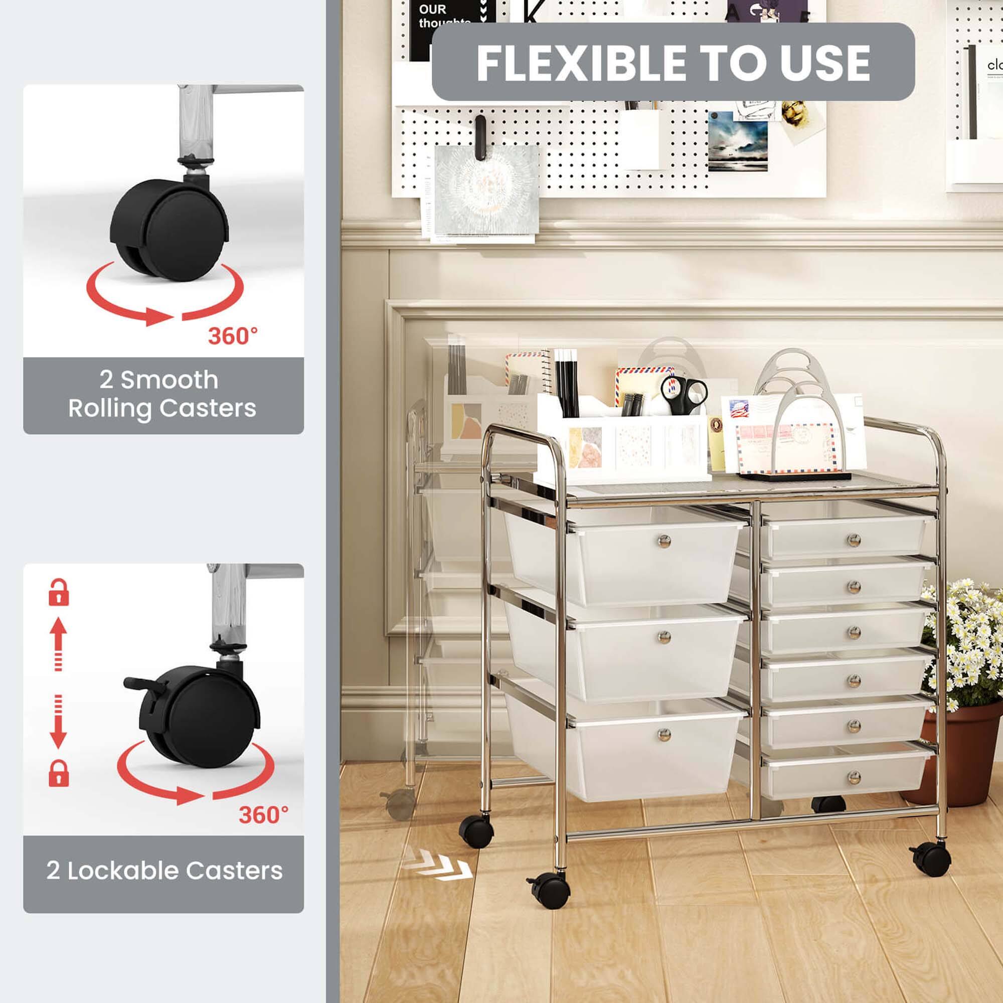 OUR thought

FLEXIBLE TO USE

2 Smooth Rolling Casters

2 Lockable Casters