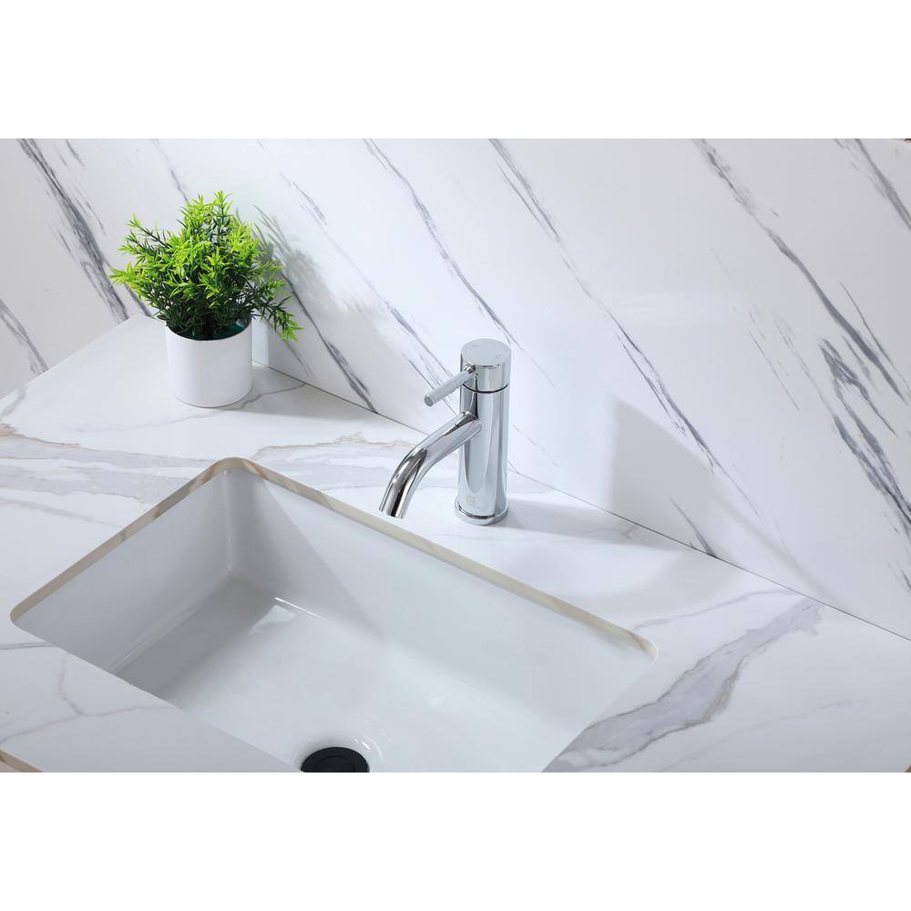 Alt View 8. Elegant Kitchen and Bath - Victor Single Hole Single Handle Bathroom Faucet in Chrome - Chrome.