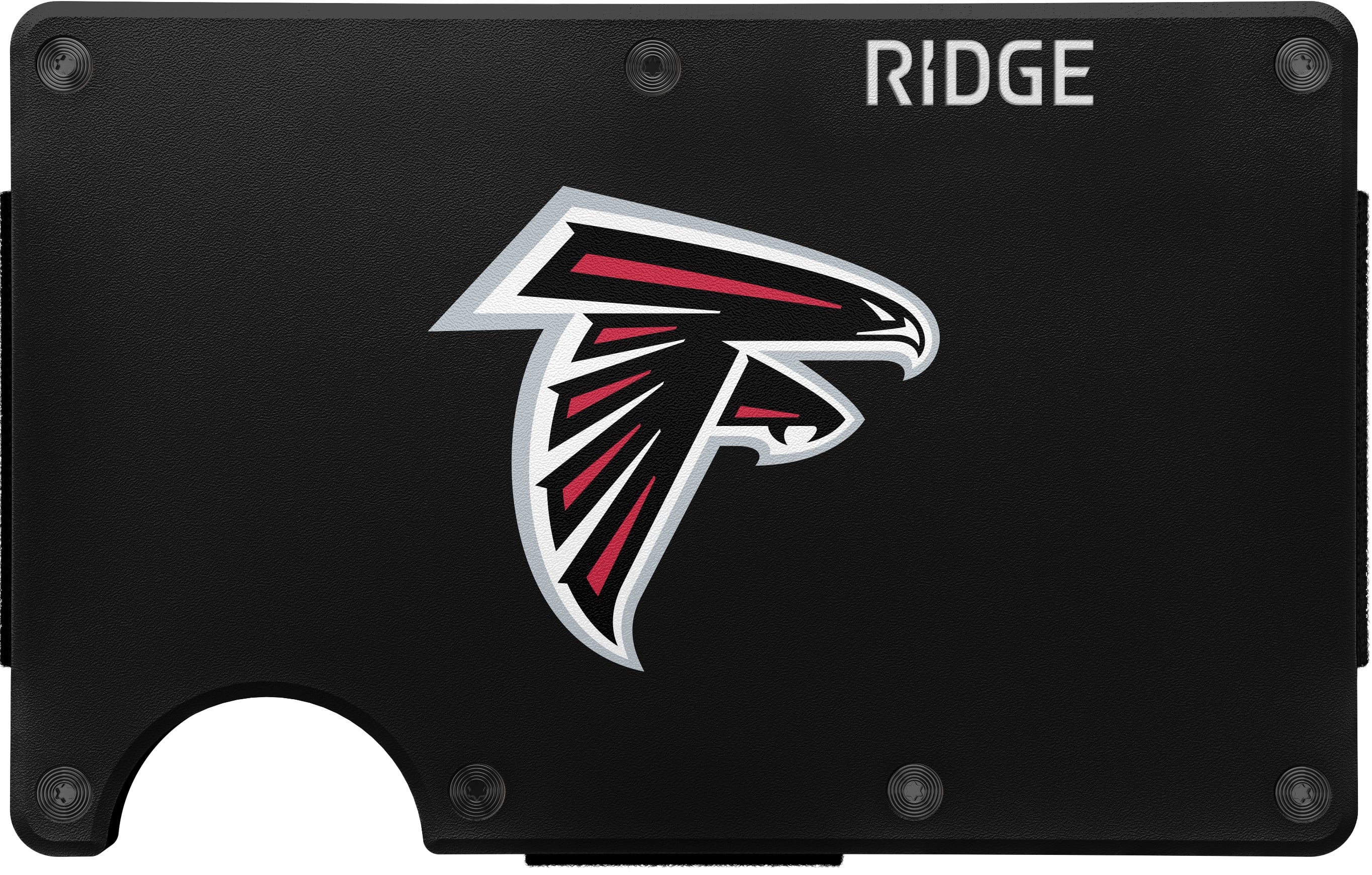 The Ridge Wallet - NFL Wallet Atlanta Falcons - Black - Front_Zoom