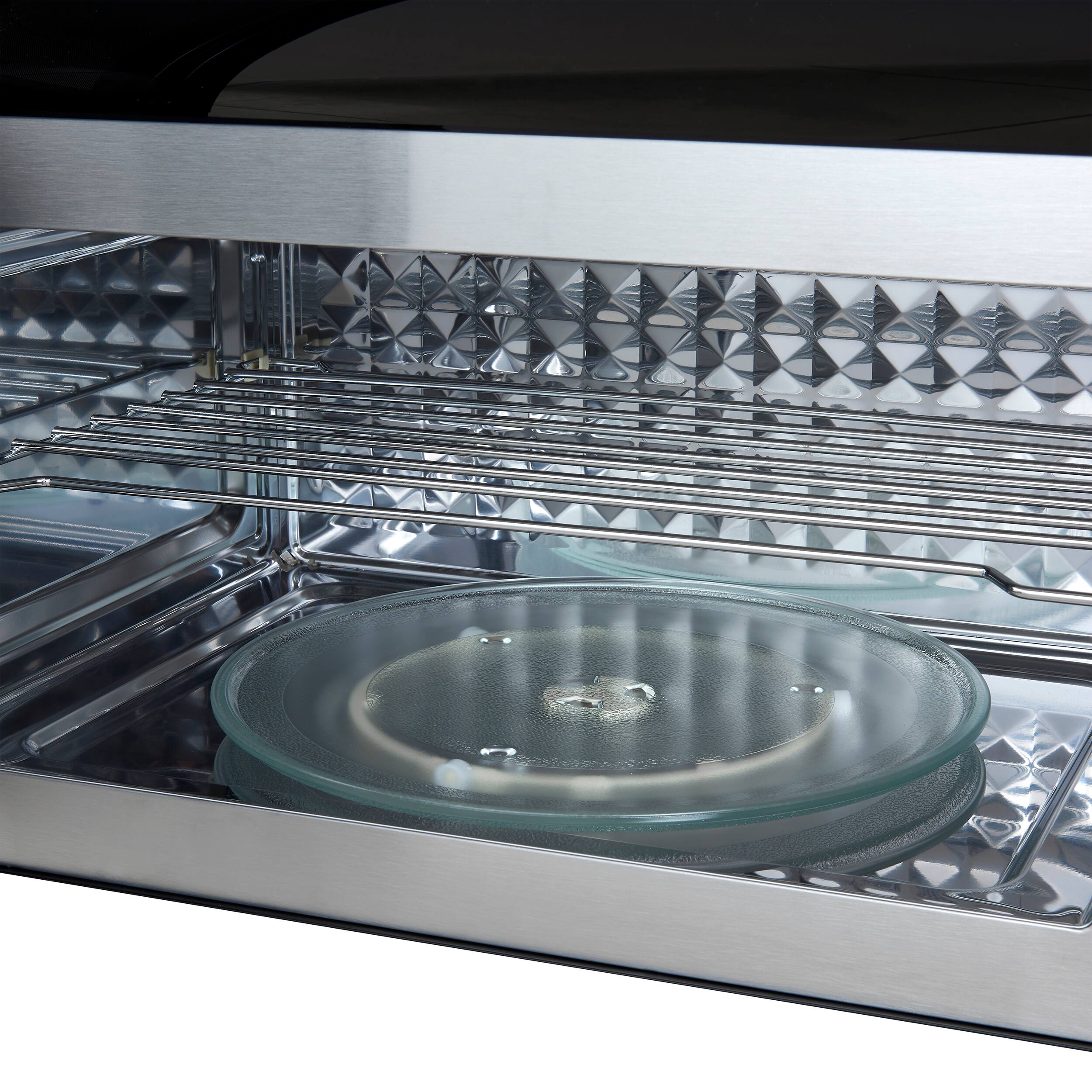 Alt View 12. Forno Appliances - Fornace 1.5 Cu. Ft. Convection Over-the-Range Microwave - Stainless steel.