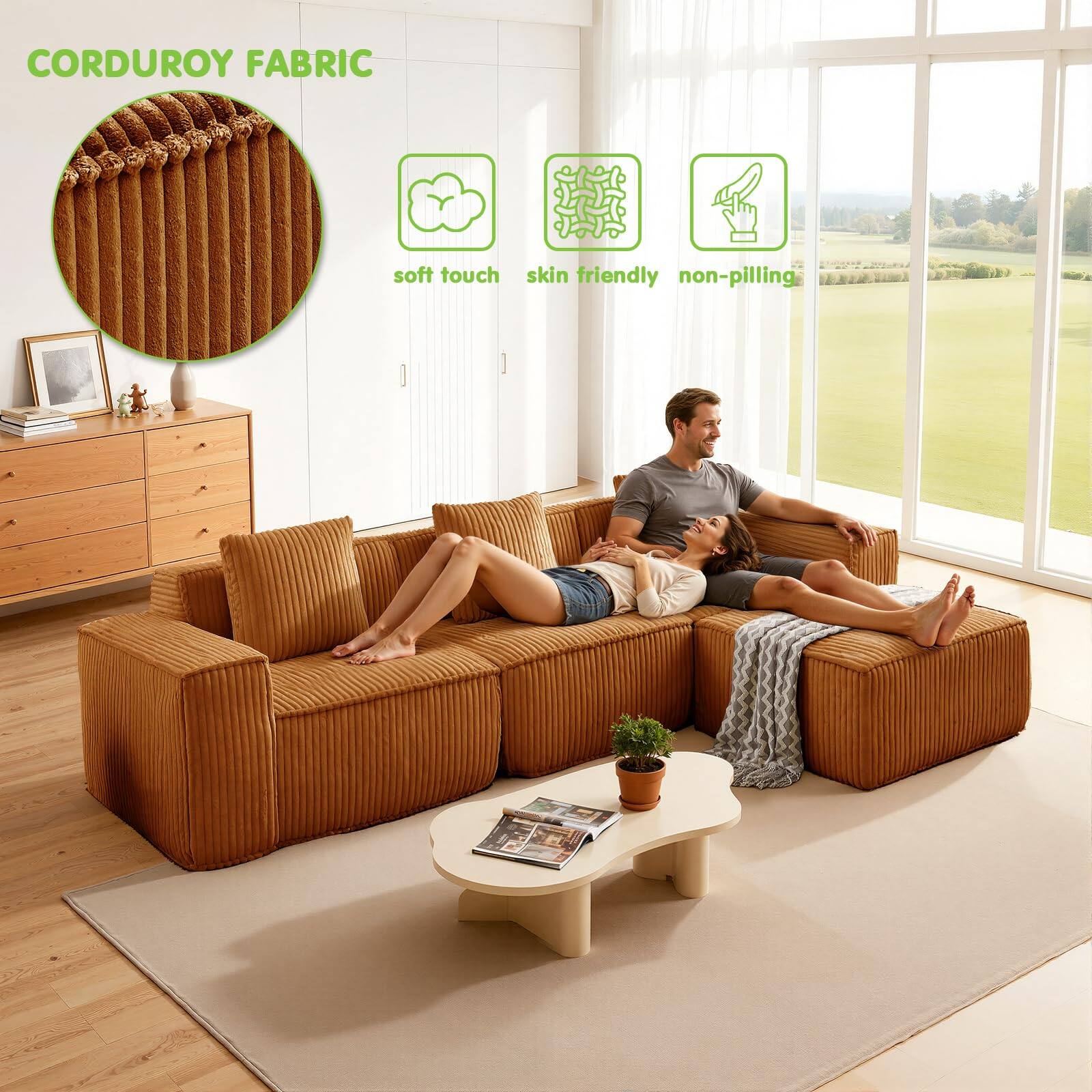 CORDUROY FABRIC

- soft touch
- skin friendly
- non-pilling