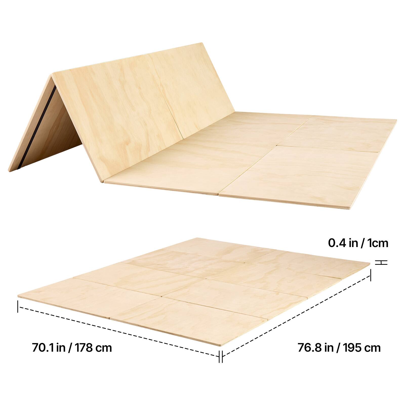 0.4 in / 1cm  
H 70.1in/178 cm  
76.8 in /195 cm