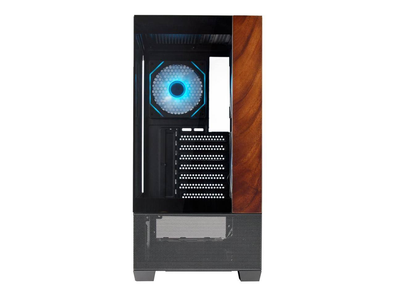Alt View 6. Cooler Master - elite series e690-khnn-s00 computer case - mid-tower - black - woo - Black.