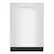 Front. Bosch - 300 Series 24" Front Control Smart Built-In Stainless Steel Tub Dishwasher with 3rd Rack and PrecisionWash, 48 dBA - White.