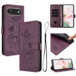 Dteck - Shockproof Wallet Phone Case for Apple iPhone Air with Detachable Wrist Strap, Protective PU Leather Folio Stand Cover - Winered