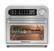 Alt View 1. Elite Gourmet - 10L Digital Air Fryer Oven, 7 Preset Functions - Silver.