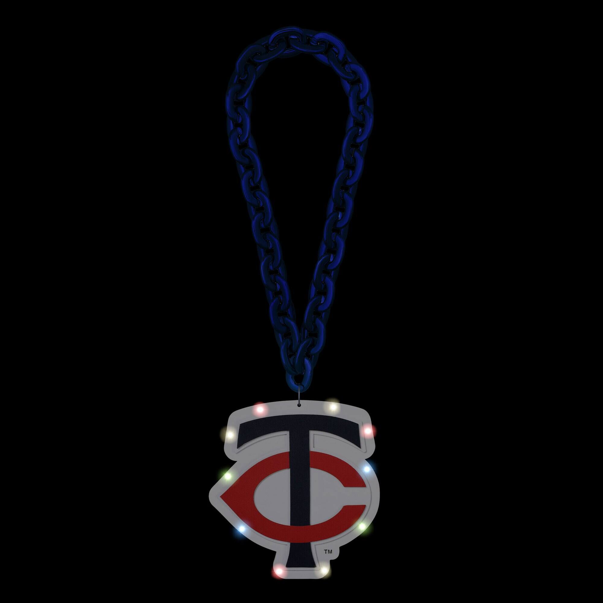 Alt View 1. FOCO - Light Up Big Logo Fan Chain - Multicolor.