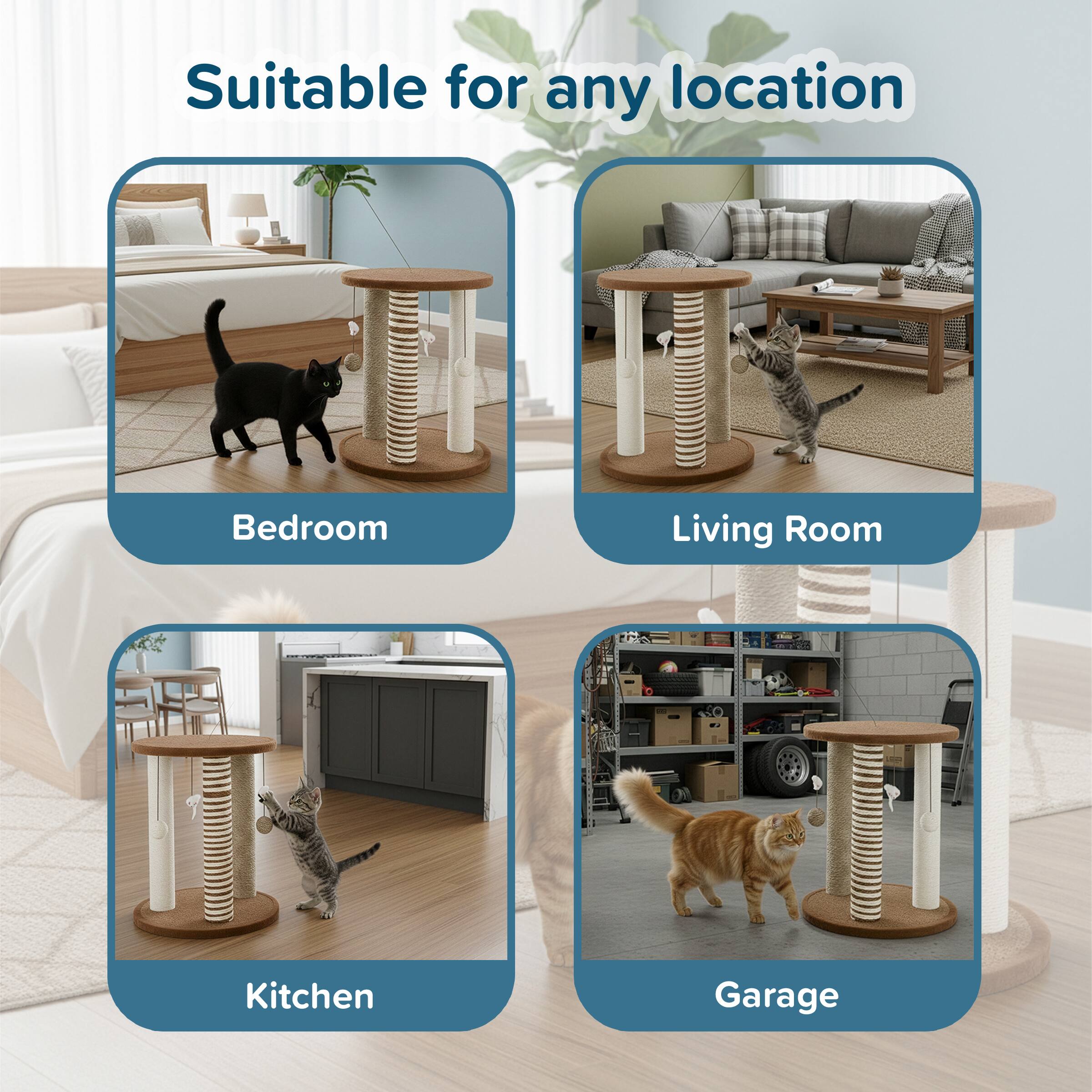 Suitable for any location

- Bedroom
- Living Room
- Kitchen
- Garage