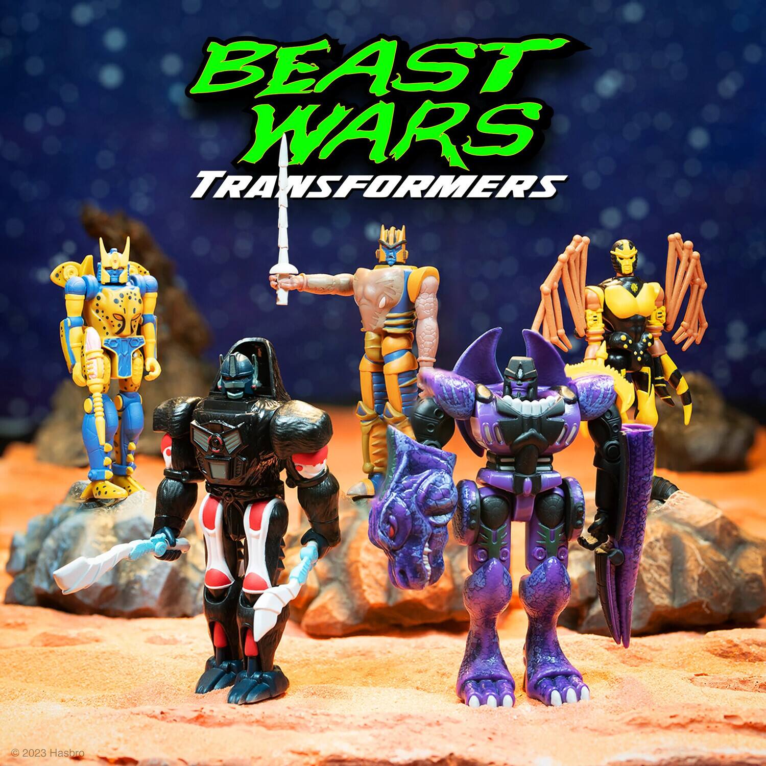 Super7 Transformers ReAction Wv 7 Beast Wars Dinobot Collectibles