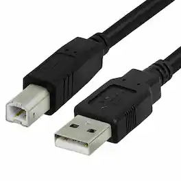 Sanoxy - USB A to B Cable High Speed Durable 10 Feet - Black