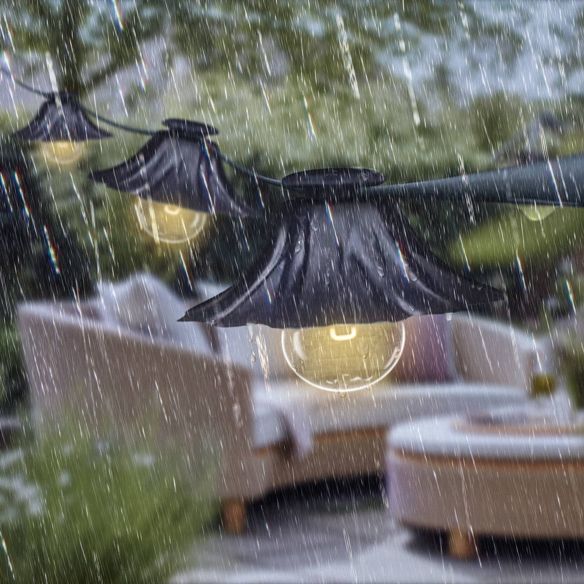 Alt View 3. GE - Globe Electric Palma 5 Watt 10 Light G12 Incandescent String Light Set, Clear - Clear.