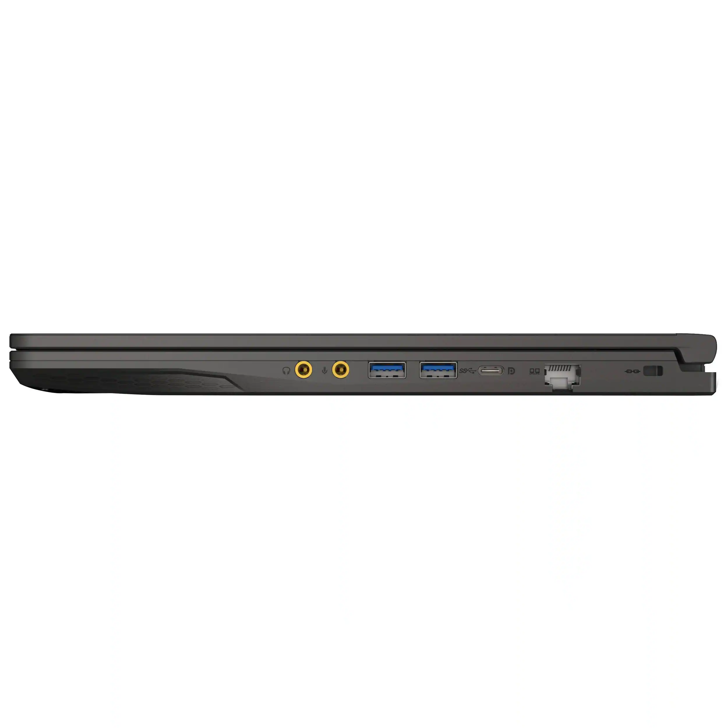 Alt View 5. MSI - MSI - THIN A15 15.6" 144Hz FHD Gaming Laptop - AMD R5-7535HS - GeForce RTX 4050 - 8GB Memory - 512GBSSD - Black - Black.