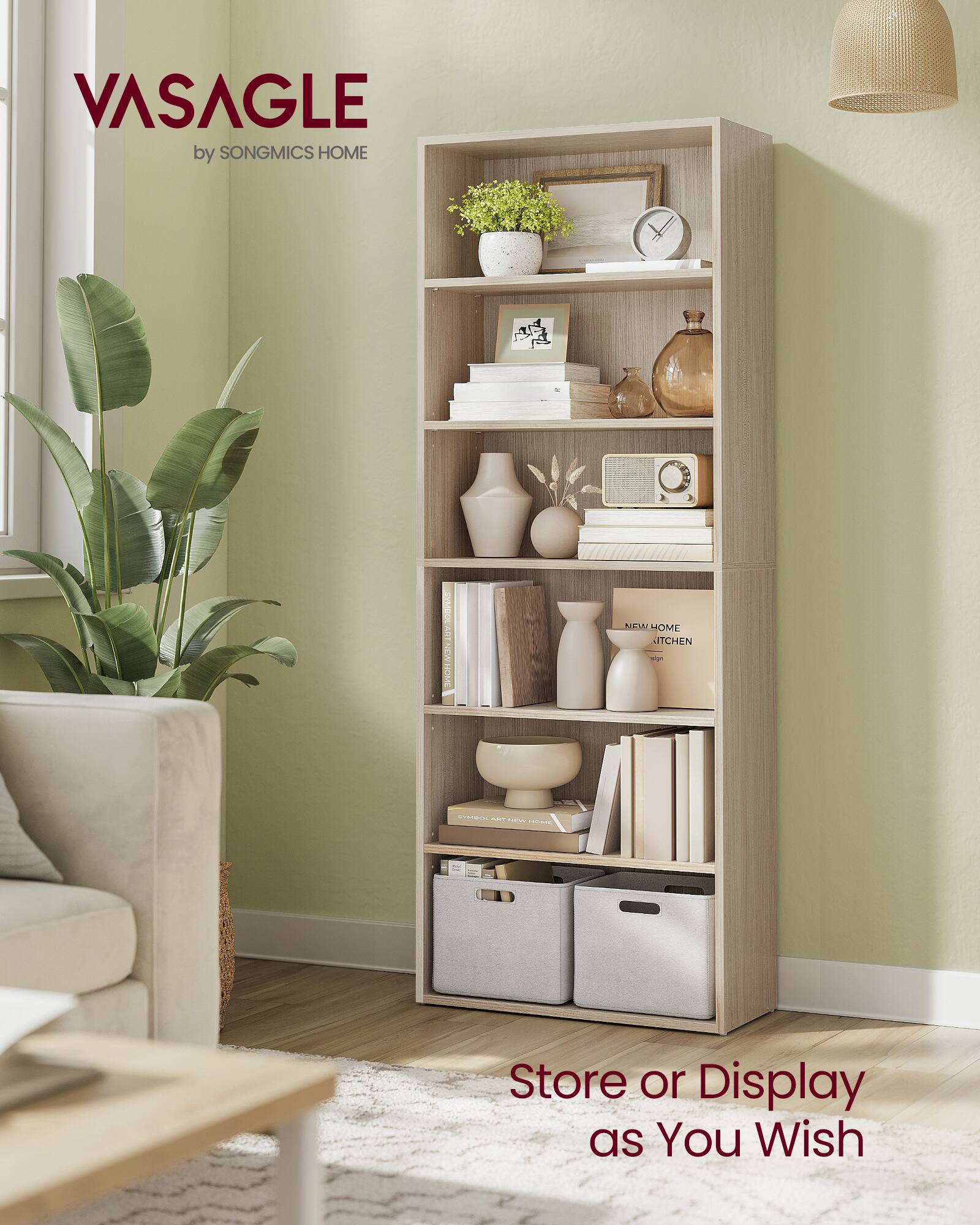 VASAGLE by SONGMICS HOME

Store or Display as You Wish