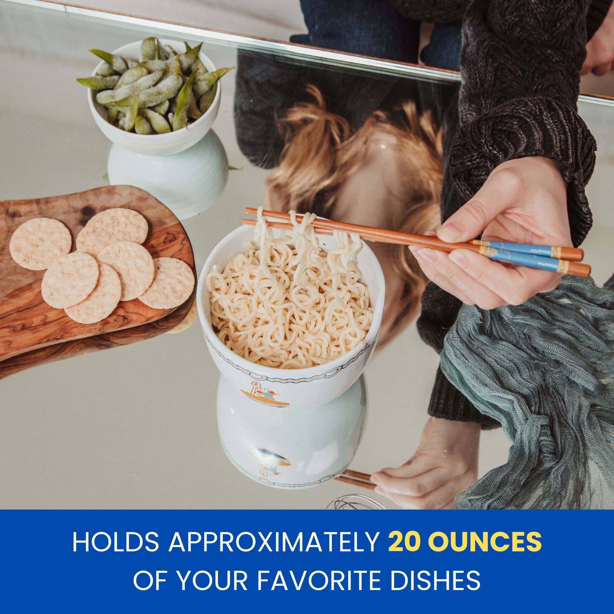 HOLDS APPROXIMATELY 20 OUNCES OF YOUR FAVORITE DISHES