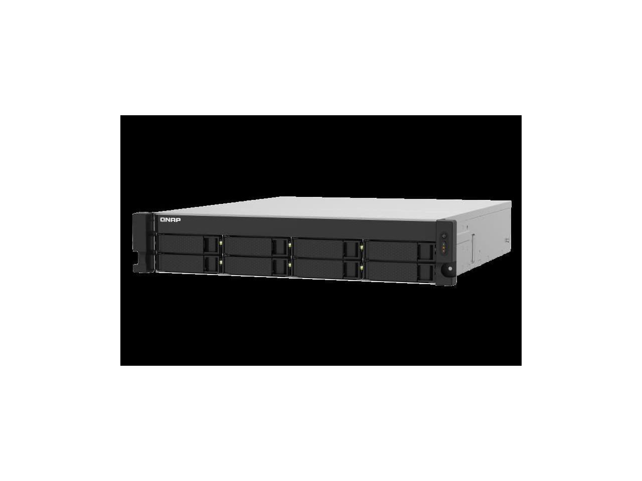 Front. QNAP - TS-832PXU-4G-US QNAP 2U 8-Bay ARM-based 2.5G &10G NAS.