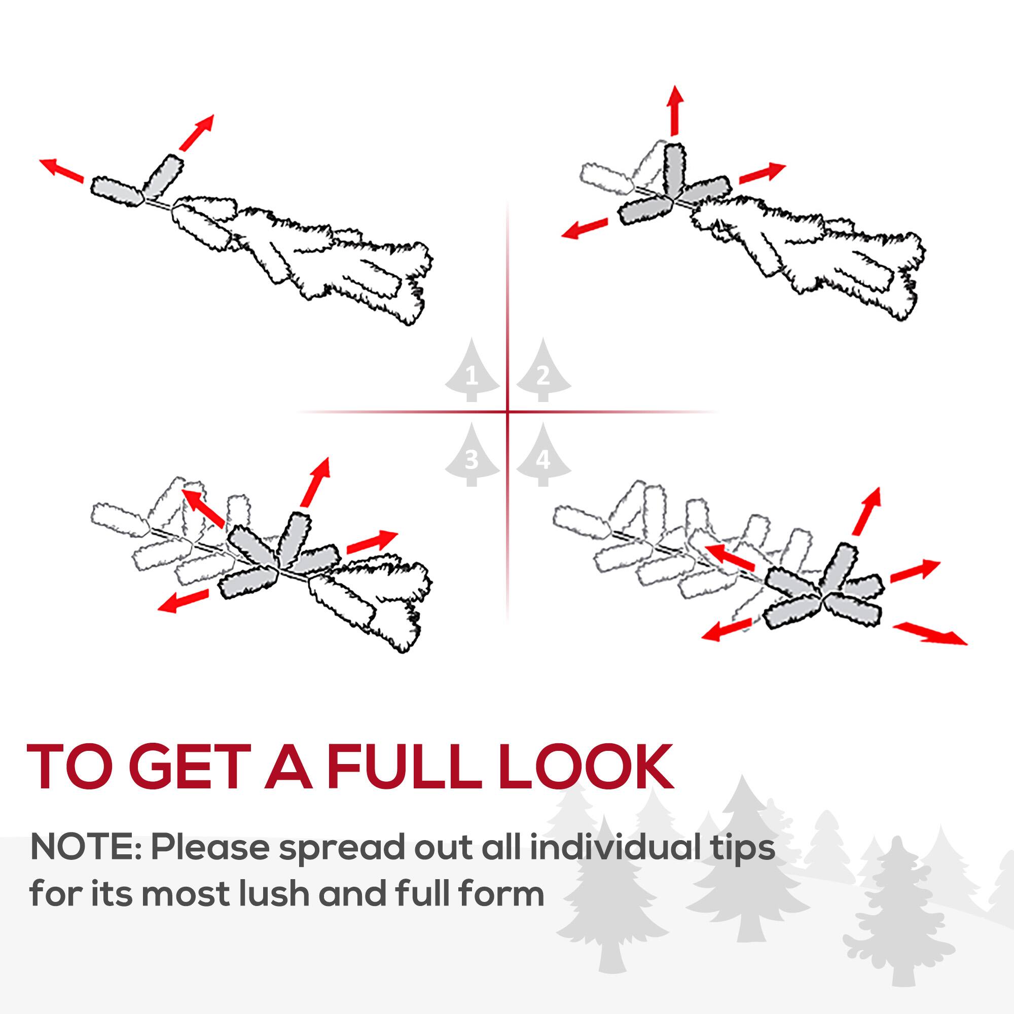 TO GET A FULL LOOK

NOTE: Please spread out all individual tips for its most lush and full form