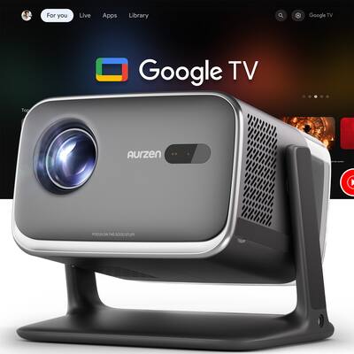 Aurzen Smart Projector, Built in Google TV, 4K Supported, 20W Aurzen Smart Projector, Built in Google TV, 4K Supported, 20W