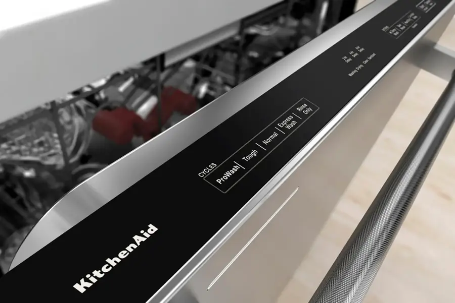 I Ddiey UN Dei 2h Deay Serifaed Cean Drying Wathing KitchenAid Rinse Only Express Wash Normal Tough CYCLES ProWash