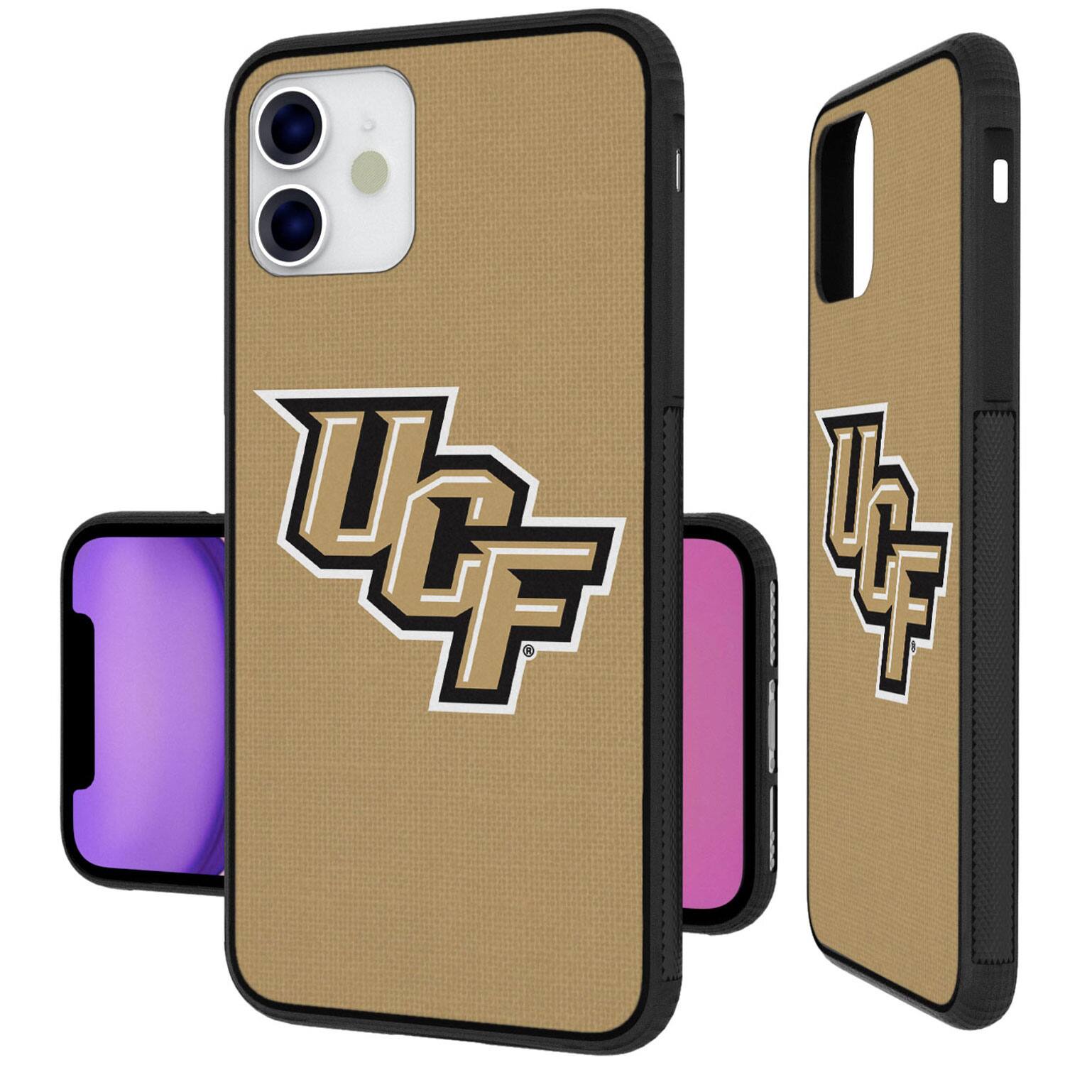 Alt View 1. Keyscaper - UCF Knights iPhone Solid Design Bump Case - 15 Plus - Multicolor.
