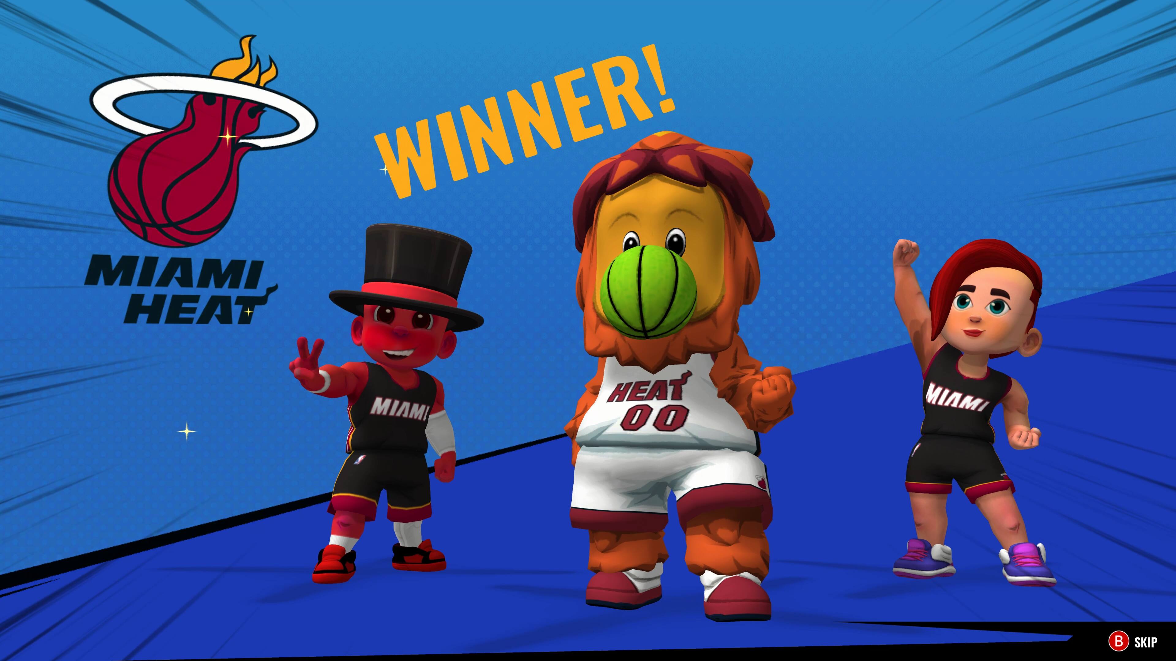 Winner! Miami Heat 00 Miami Heat