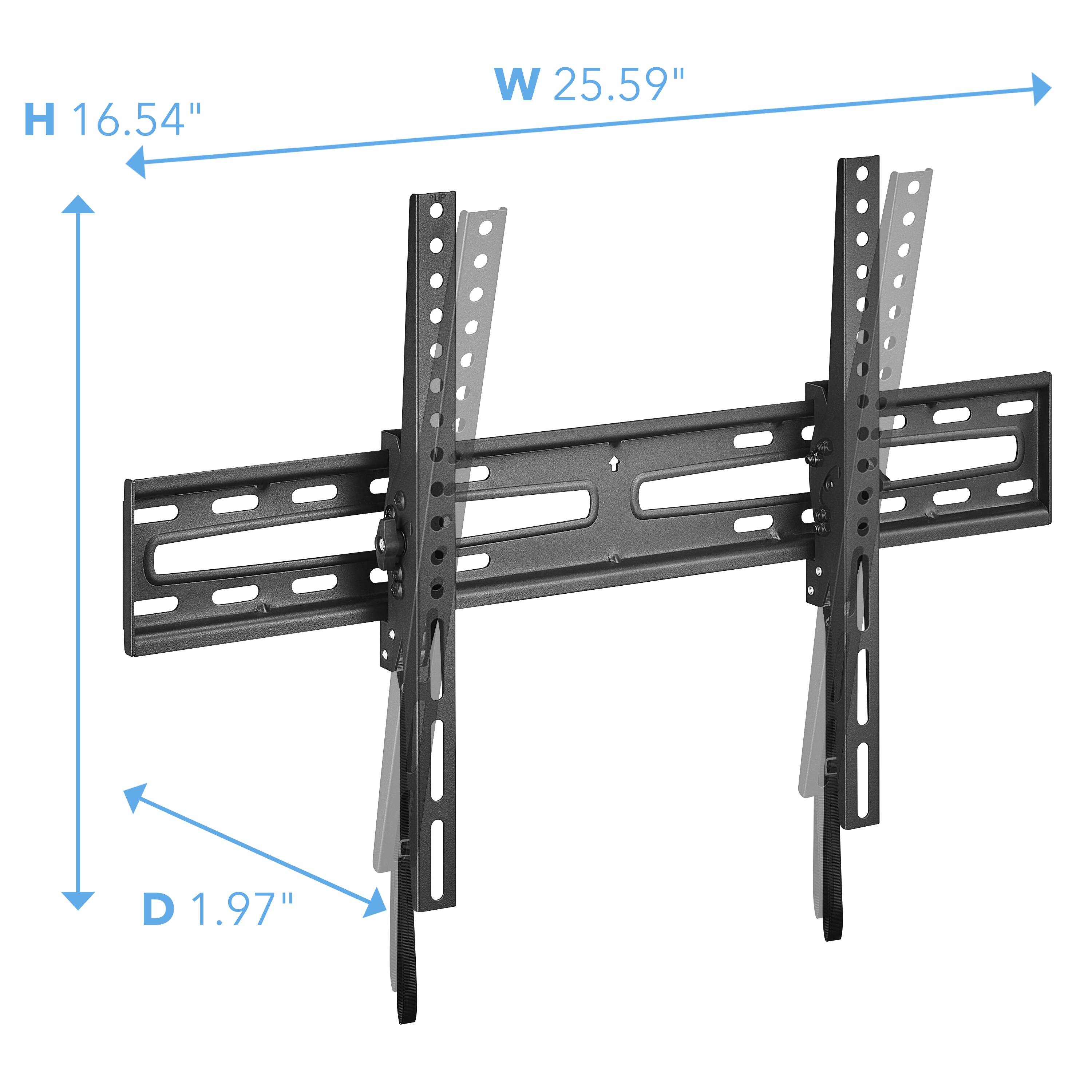 H 16.54" W 25.59" D 1.97"